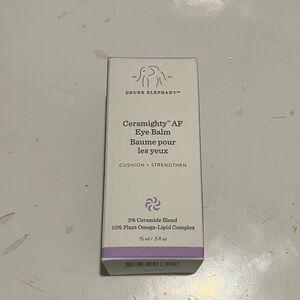 Drunk Elephant Ceramighty AF Eye Balm - White and Purple